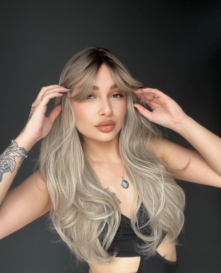 Medikal Doğal Görünümlü Saç Modeli Peruk 457