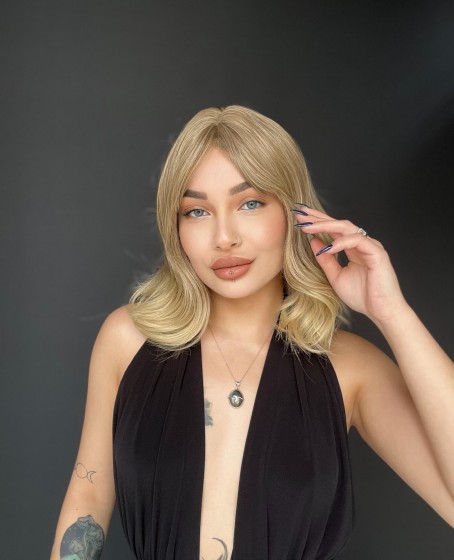 Medikal Doğal Görünümlü Saç Modeli Peruk 8140