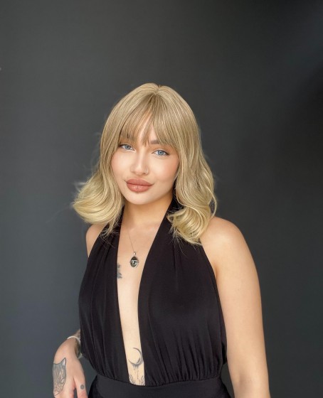 Medikal Doğal Görünümlü Saç Modeli Peruk 8140