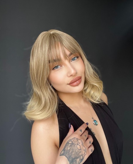 Medikal Doğal Görünümlü Saç Modeli Peruk 8140