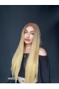 Düz uzun Perçemsiz Cilt görünümlü  Medikal  özel peruk 10f86