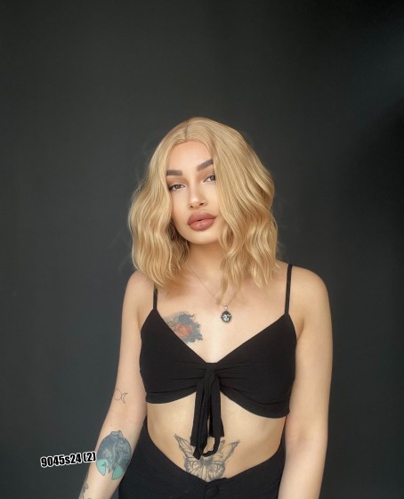 Bob Kesim Dalgalı Tepe Cilt deri görünümlü Medikal peruk perçemsiz Balköpüğü