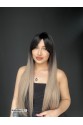 Düz 70 cm ekstra uzun Perçemli Medikal  özel peruk 2f85612
