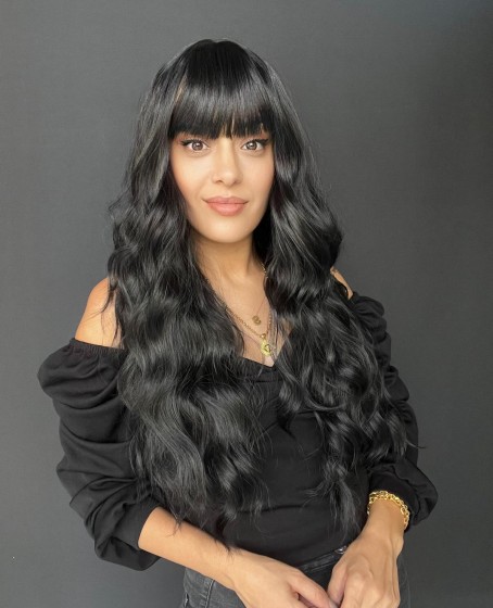 Rus kumralı serisi özel peruklarımızdan Perçemli medikal peruk