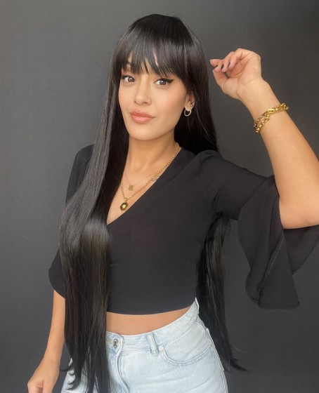 Rus kumralı serisi özel peruklarımızdan Perçemli medikal peruk