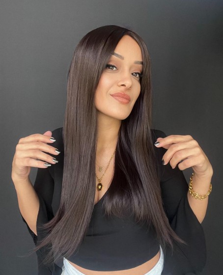 Rus kumralı serisi özel peruklarımızdan Perçemli medikal peruk