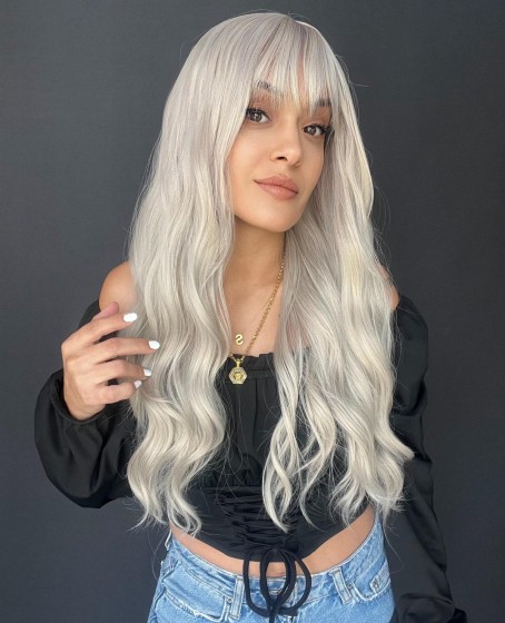 Rus kumralı serisi özel peruklarımızdan Perçemli medikal peruk