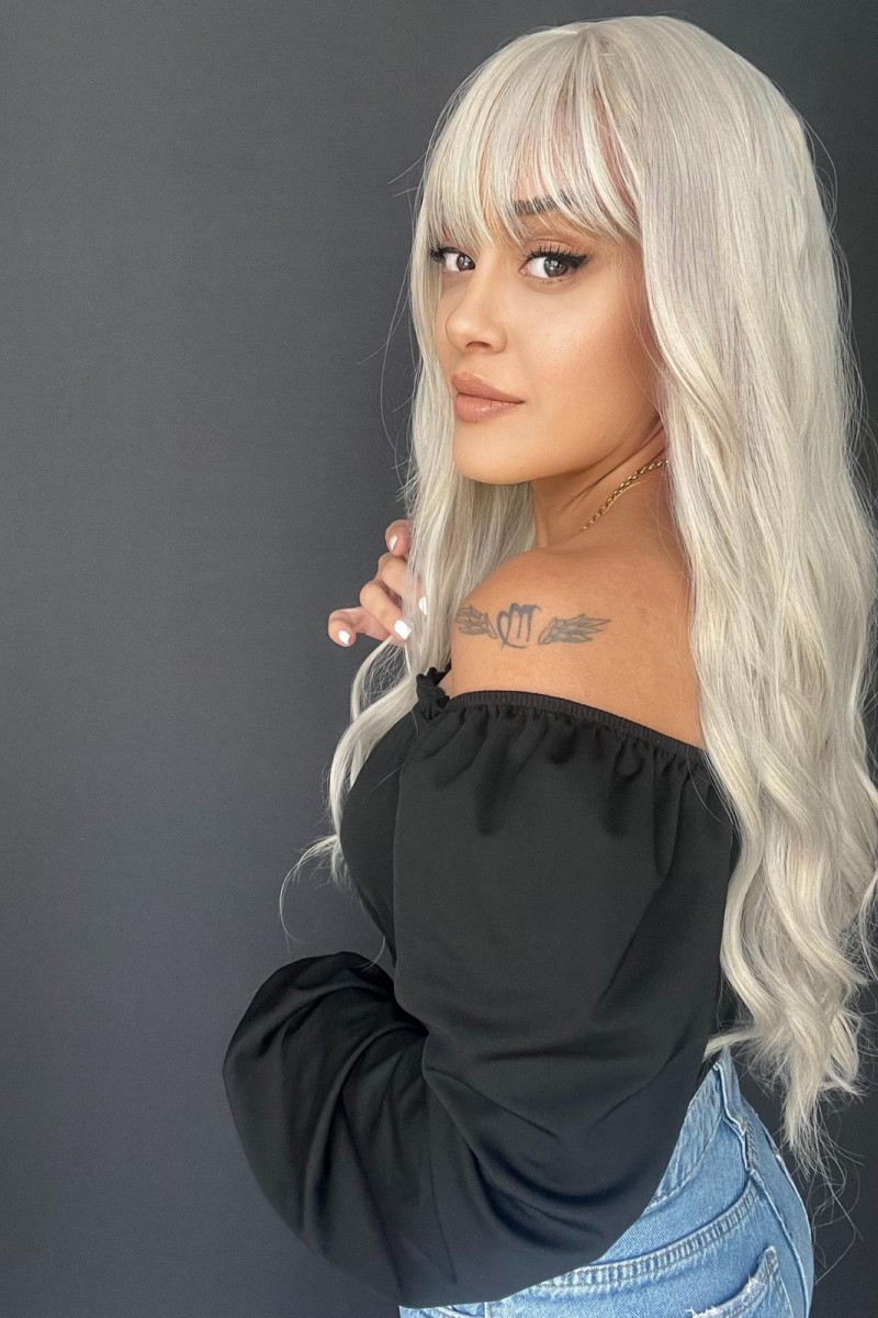 Gerçek Saç dokusunda Fiber Medikal peruk