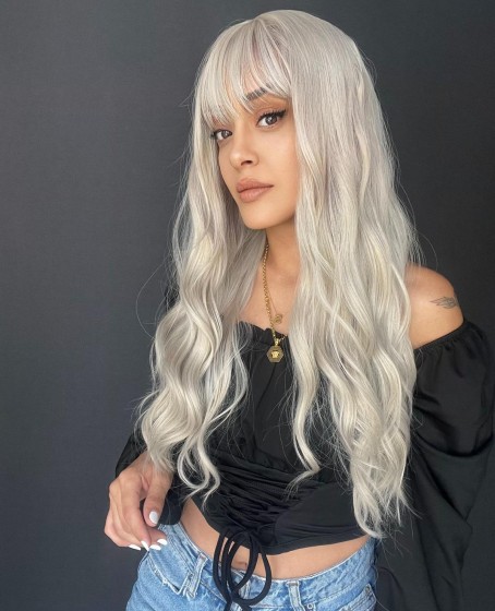 Rus kumralı serisi özel peruklarımızdan Perçemli medikal peruk