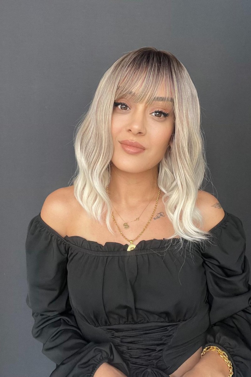 Gerçek Saç dokusunda Fiber Medikal peruk