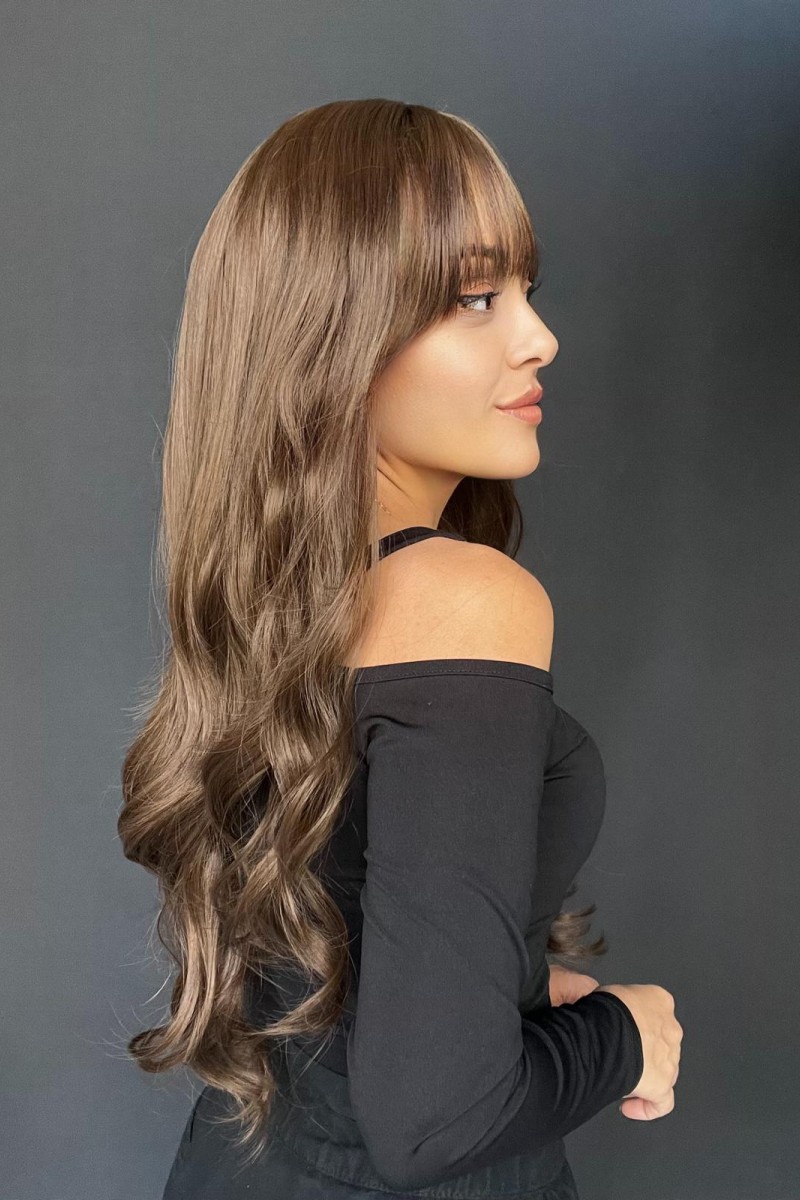 Gerçek Saç dokusunda Fiber Medikal peruk