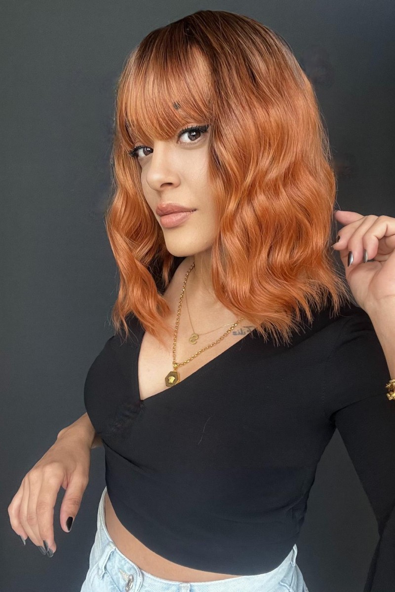 Gerçek Saç dokusunda Fiber Medikal peruk