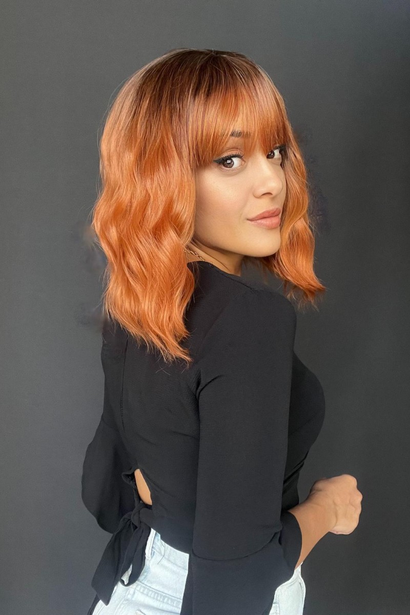 Gerçek Saç dokusunda Fiber Medikal peruk