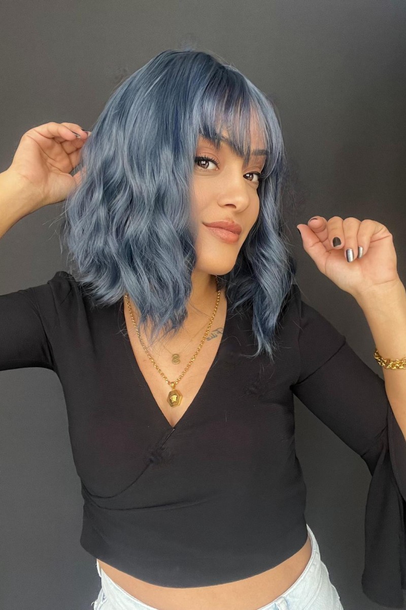 Gerçek Saç dokusunda Fiber Medikal peruk