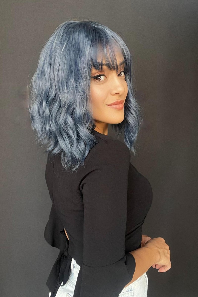 Gerçek Saç dokusunda Fiber Medikal peruk