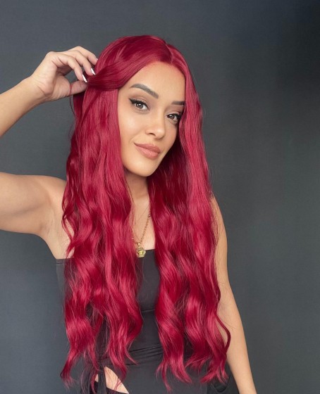 Rus kumralı serisi özel peruklarımızdan Perçemli medikal peruk