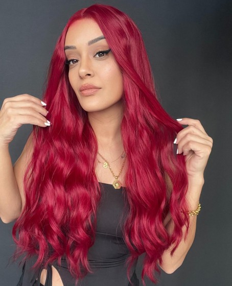 Rus kumralı serisi özel peruklarımızdan Perçemli medikal peruk