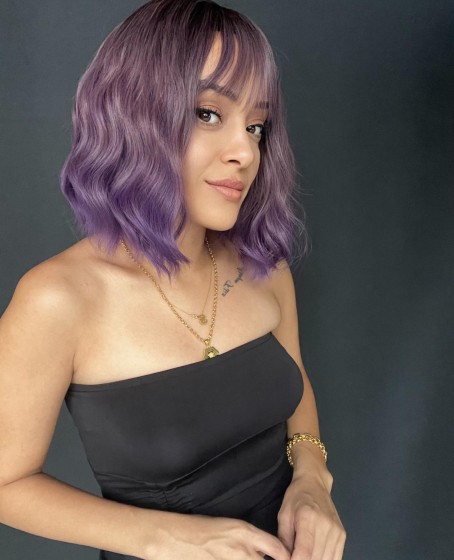 Rus kumralı serisi özel peruklarımızdan Perçemli medikal peruk