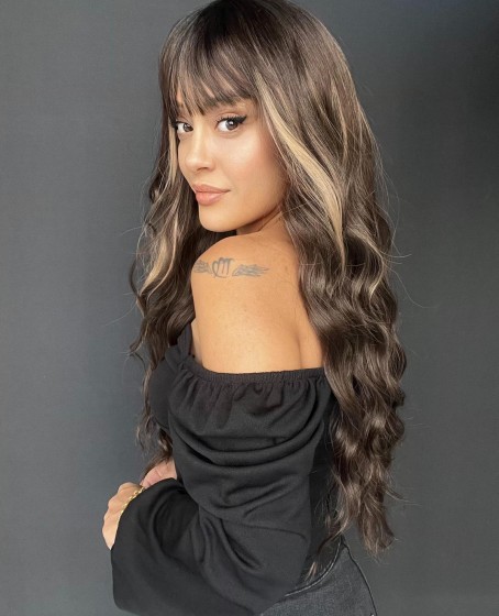 Rus kumralı serisi özel peruklarımızdan Perçemli medikal peruk