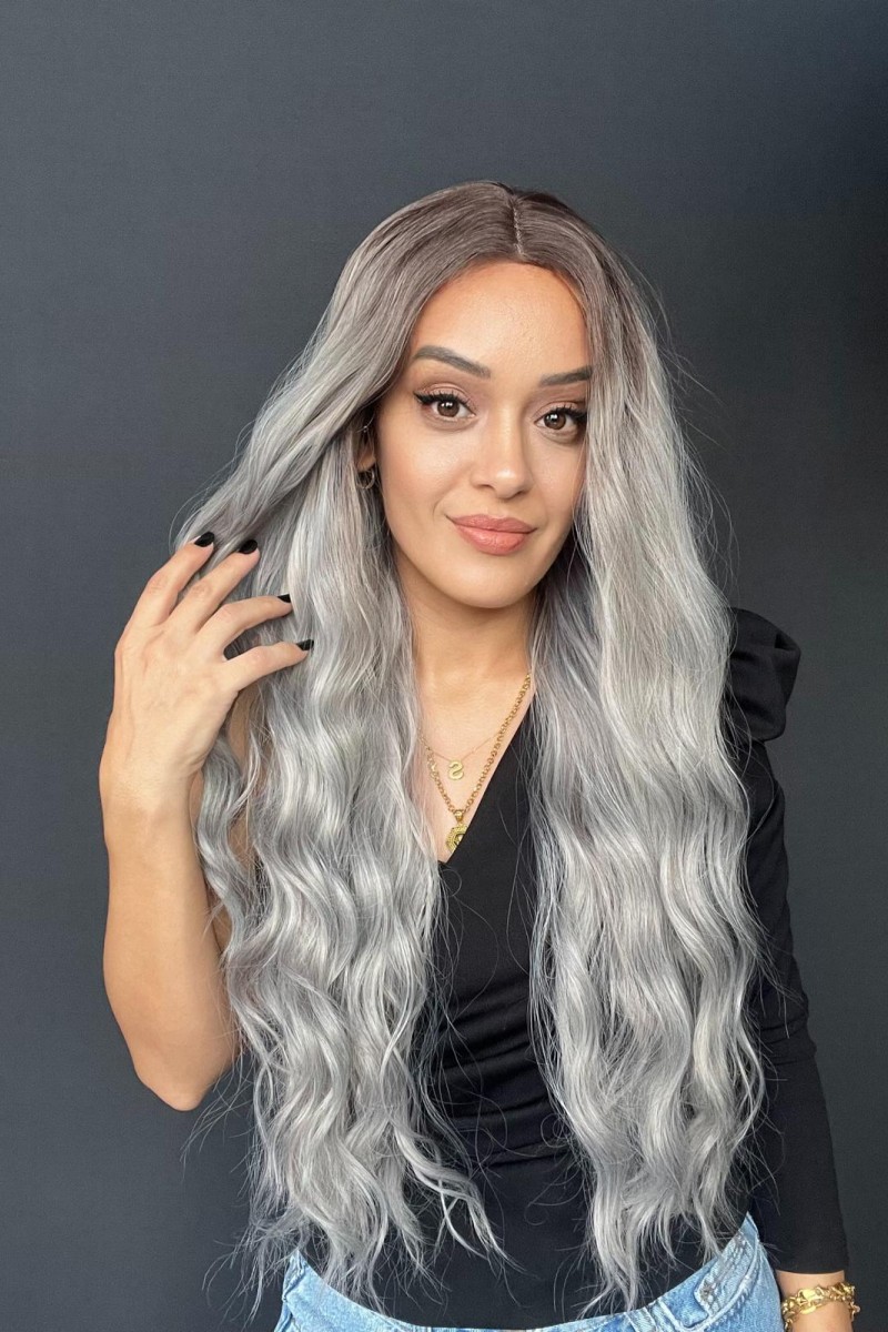 Medikal Tül Peruk Fiber Saç