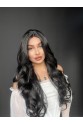 Siyah Dalgalı Uzun Tül peruk