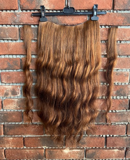 U Part Peruk yarımay çıtçıt Gerçek Saç