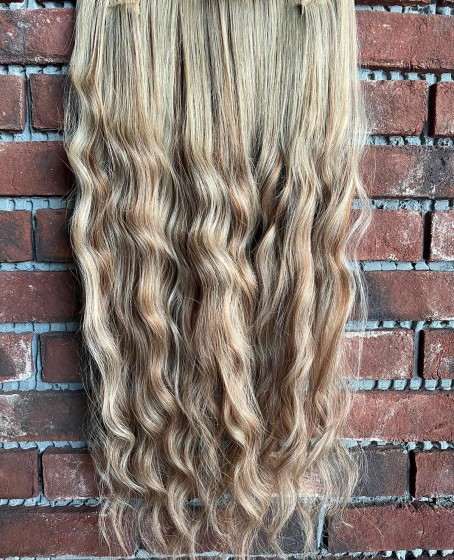 U Part Peruk yarımay çıtçıt Gerçek Saç