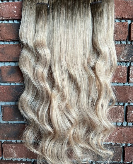 U Part Peruk yarımay çıtçıt Gerçek Saç