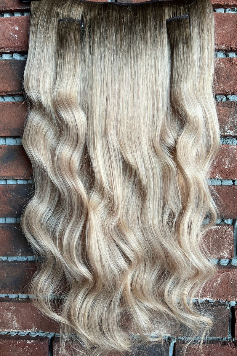 U Part Peruk yarımay çıtçıt Gerçek Saç 