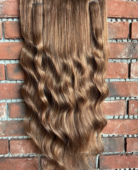 U Part Peruk yarımay çıtçıt Gerçek Saç