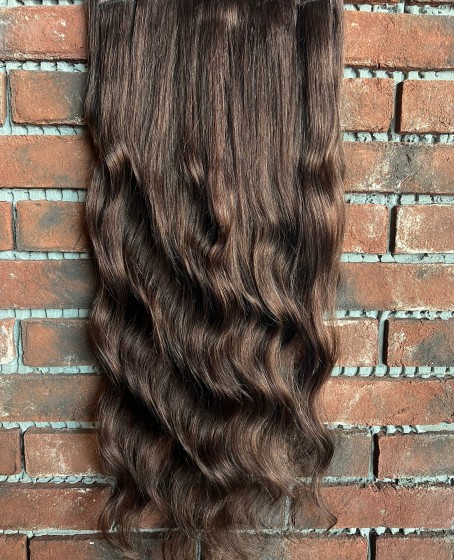 U Part Peruk yarımay çıtçıt Gerçek Saç