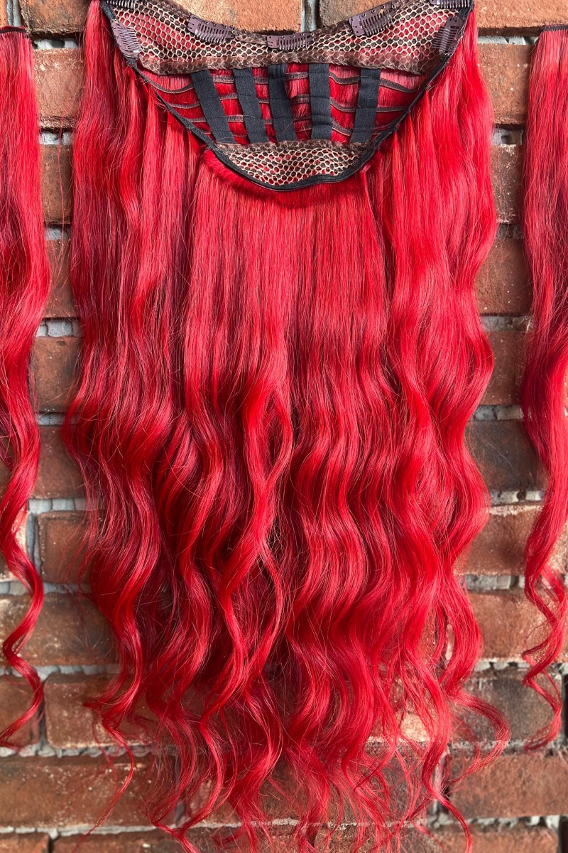 U Part Tam Tur başa takılan Geniş çıtçıt +2 yan hediyemizdir Doğal saç Peruk yarımay çıtçıt