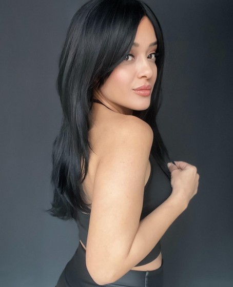 Uzun Doğal Su dalgalı Perçemsiz Tepesi Baş derisi görünümlü Yeni sezon