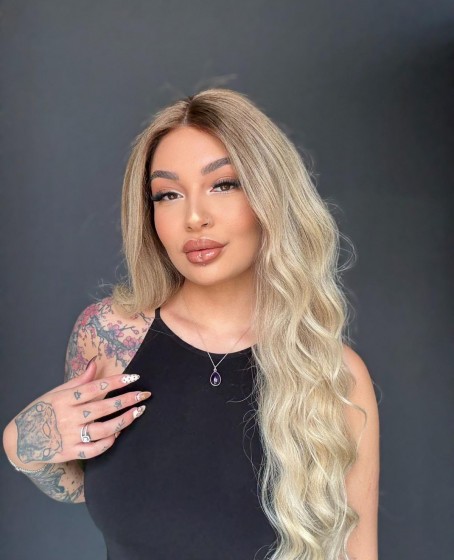 Ekstra Gür Ekstra Yoğun Platin Özel peruk koleksiyonu