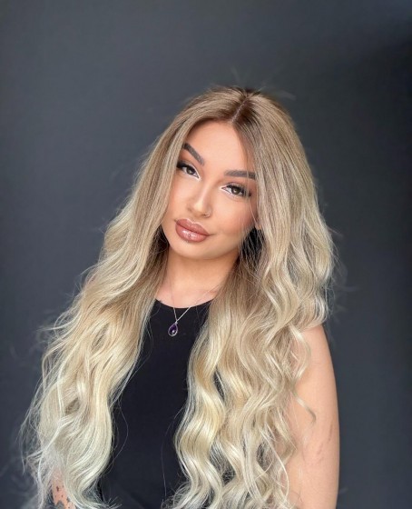 Ekstra Gür Ekstra Yoğun Platin Özel peruk koleksiyonu