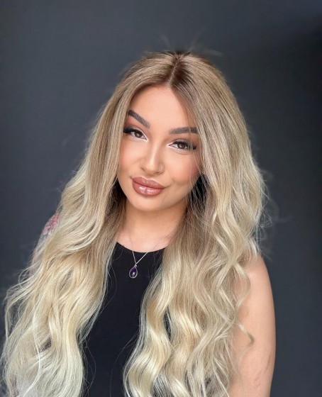 Ekstra Gür Ekstra Yoğun Platin Özel peruk koleksiyonu