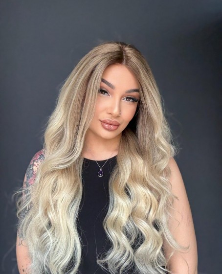 Ekstra Gür Ekstra Yoğun Platin Özel peruk koleksiyonu