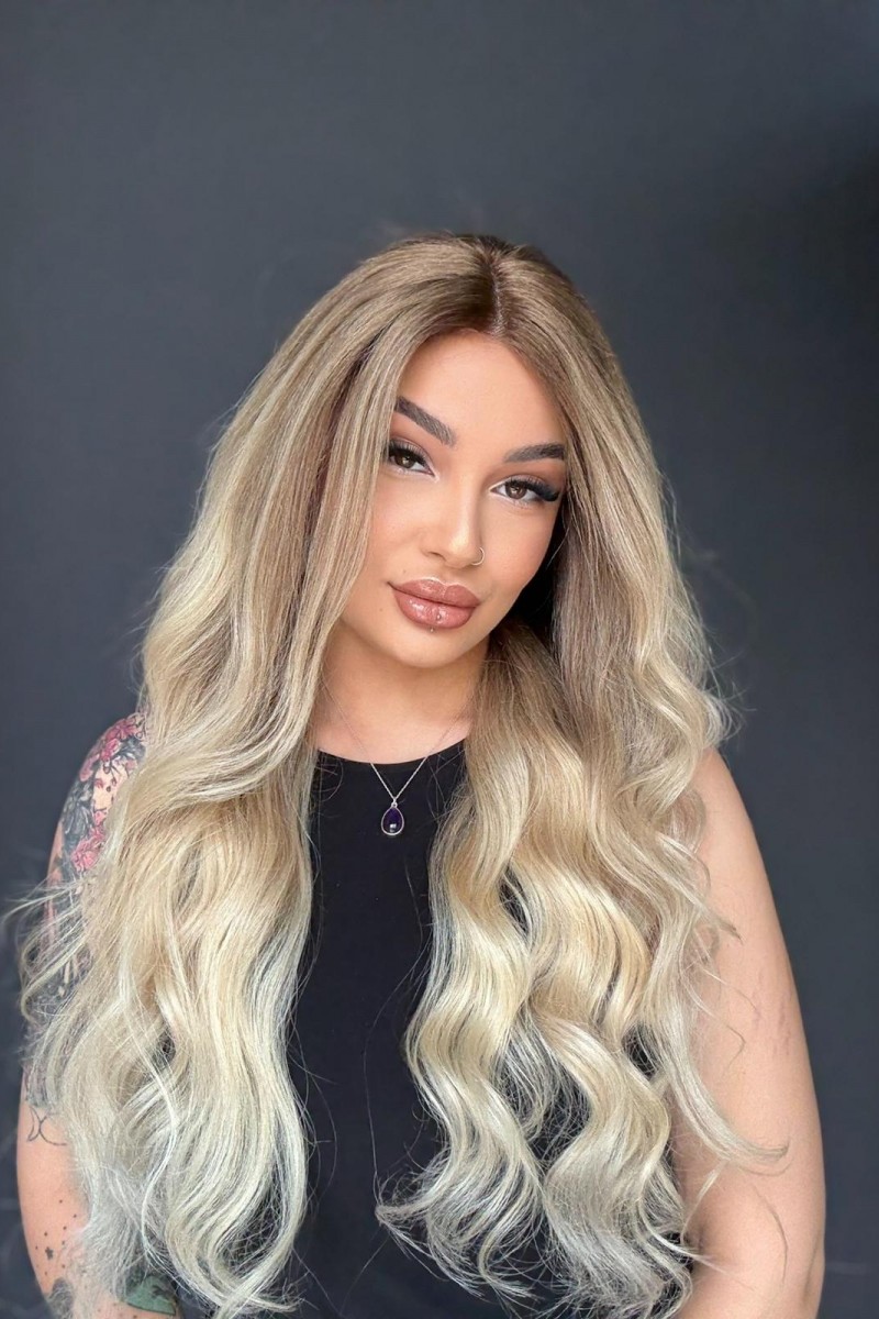 Ekstra Gür Ekstra Yoğun Platin Özel peruk koleksiyonu