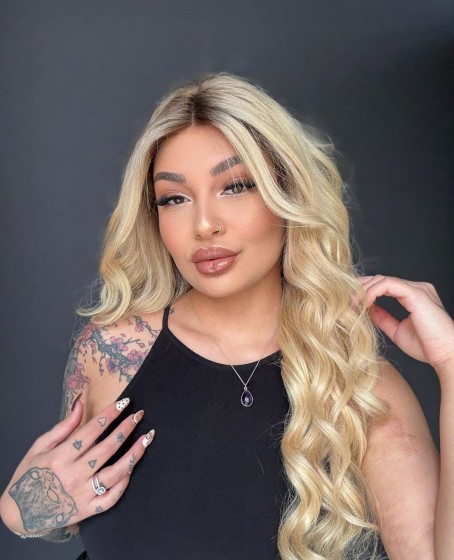 Ekstra Gür Ekstra Yoğun Platin Özel peruk koleksiyonu