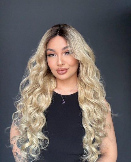 Ekstra Gür Ekstra Yoğun Platin Özel peruk koleksiyonu