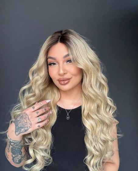 Ekstra Gür Ekstra Yoğun Platin Özel peruk koleksiyonu