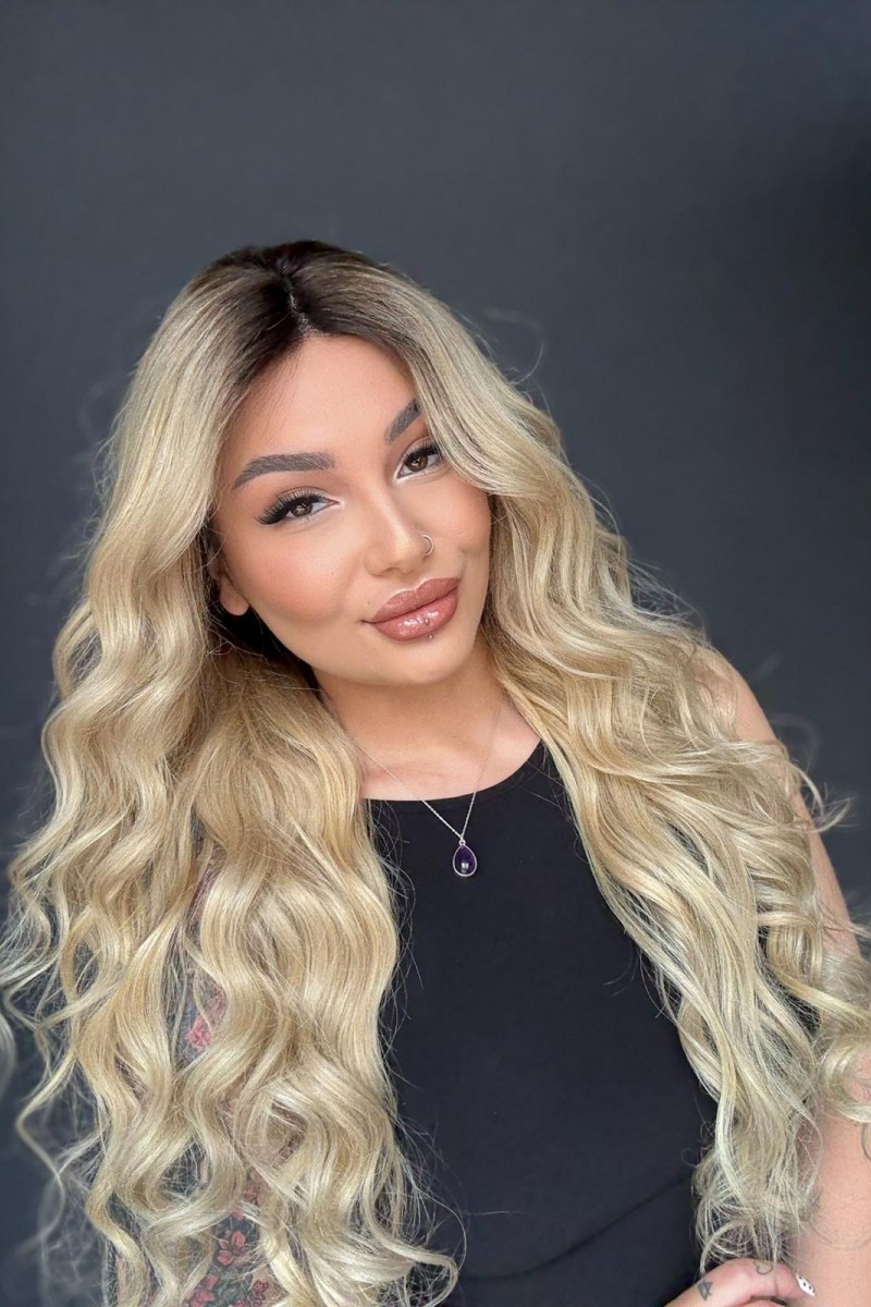 Ekstra Gür Ekstra Yoğun Platin Özel peruk koleksiyonu