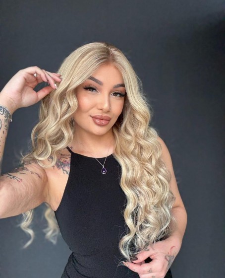 Ekstra Gür Ekstra Yoğun Platin Özel peruk koleksiyonu