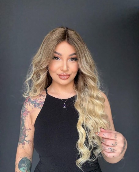 Ekstra Gür Ekstra Yoğun Platin Özel peruk koleksiyonu