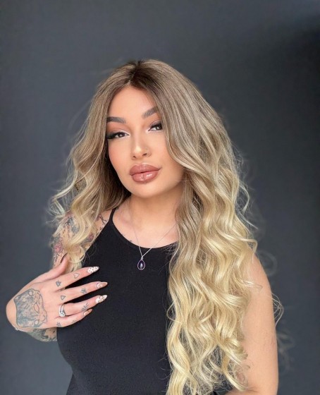 Ekstra Gür Ekstra Yoğun Platin Özel peruk koleksiyonu