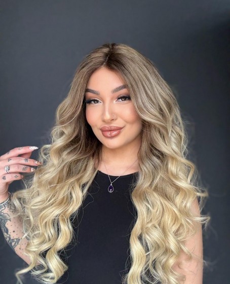 Ekstra Gür Ekstra Yoğun Platin Özel peruk koleksiyonu