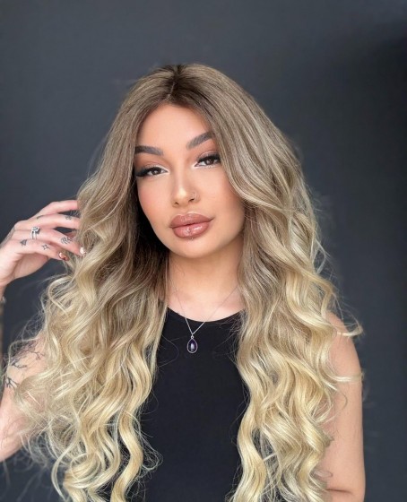 Ekstra Gür Ekstra Yoğun Platin Özel peruk koleksiyonu