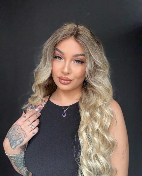 Ekstra Gür Ekstra Yoğun Platin Özel peruk koleksiyonu