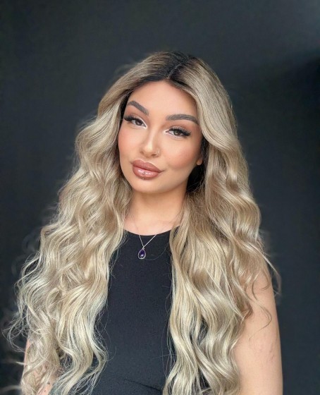 Ekstra Gür Ekstra Yoğun Platin Özel peruk koleksiyonu