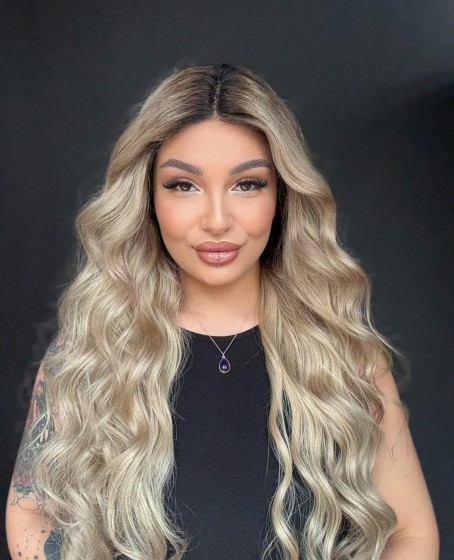 Ekstra Gür Ekstra Yoğun Platin Özel peruk koleksiyonu